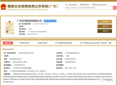 聚焦超快充電池與石墨烯技術 廣汽集團孵化新興能源技術創新公司